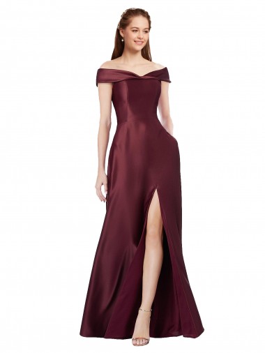 Affordable Cap Sleeves Strapless Satin Burgundy Gold Long Black Tie Prom Dress Canada