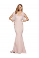 Affordable Sleeveless Sweetheart Stretch Crepe & Tulle Mauve Long Prom Dress Canada