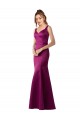 Affordable Sleeveless Bateau Neck Satin Merlot Long Black Tie Prom Dress Canada