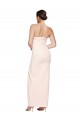 Affordable Sleeveless Cowl Neck Stretch Satin Long Prom Dress Canada
