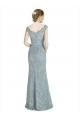 Affordable Cap Sleeves Off the Shoulder Lace Long Prom Dress Canada