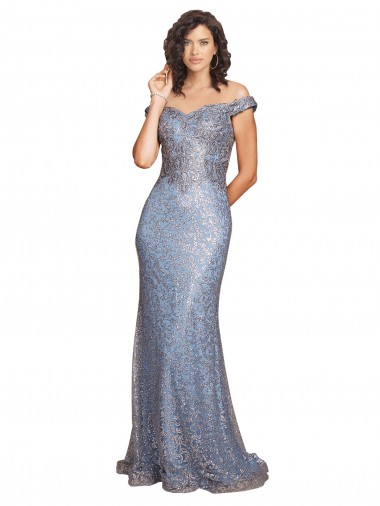 Affordable Sleeveless Sweetheart Sequin Long Prom Dress Canada