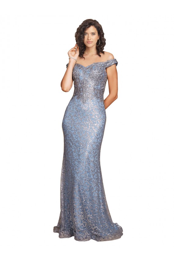 Affordable Sleeveless Sweetheart Sequin Long Prom Dress Canada