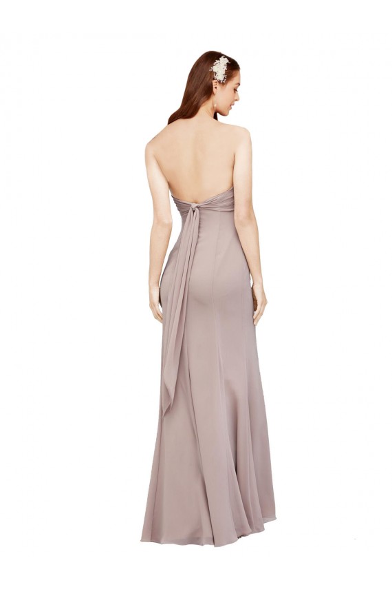 Affordable Sleeveless Off the Shoulder Soft Chiffon Black Long Prom Dress Canada