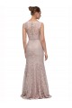 Affordable Sleeveless Scoop Neck Lace Long Prom Dress Canada