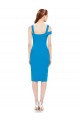 Affordable Sleeveless Stretch Crepe Cocktail Length Prom Dress Canada