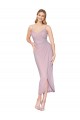 Affordable Sleeveless High Neck Soft Chiffon Primrose Knee Length High Low Prom Dress Canada