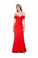 Affordable Sleeveless High Neck Stretch Crepe Red Long Prom Dress Canada