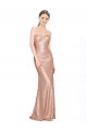 Affordable Sleeveless Sweetheart Sequin Rose Gold Long Prom Dress Canada