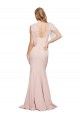 Affordable Sleeveless Sweetheart Stretch Crepe & Tulle Mauve Long Prom Dress Canada